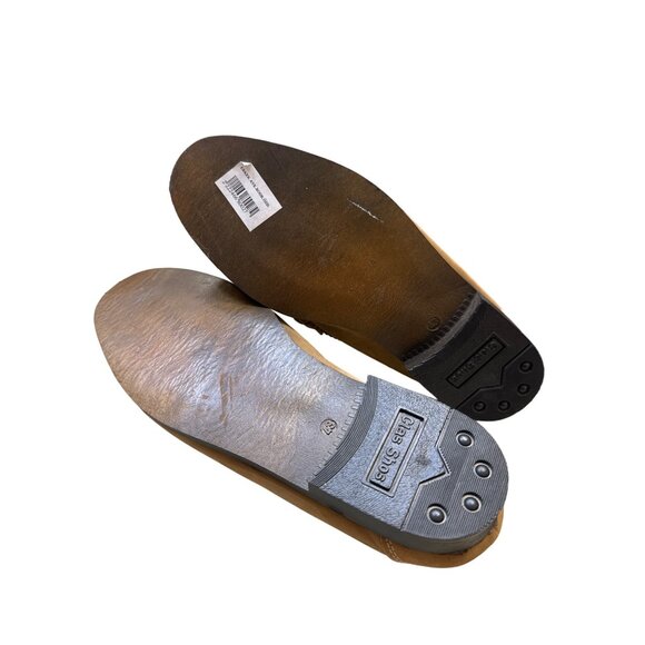 Soya tan leather men’s shoes loafer made in Italy size 10 SKU 3331 - Picture 9 of 9